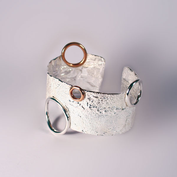 Bracciale Collezione Terra - argento e Bronzo