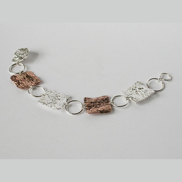 Bracciale Collezione Terra - Argento e bronzo