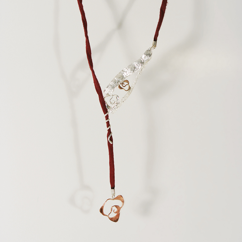 Collana Collezione Rose - Argento e rame