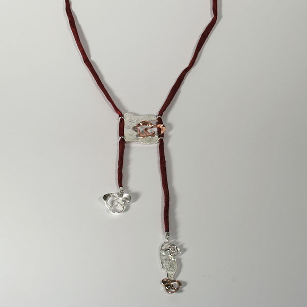 Collana Collezione Rose - Argento e rame