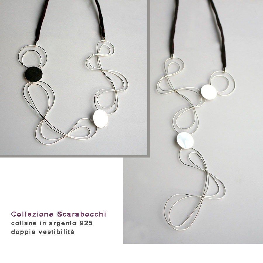 Collana collezione Scarabocchi - Argento