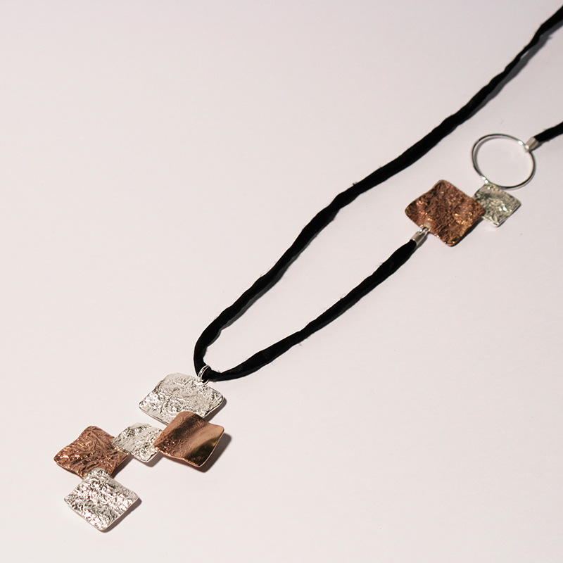 Collana collezione Terra - Argento e bronzo