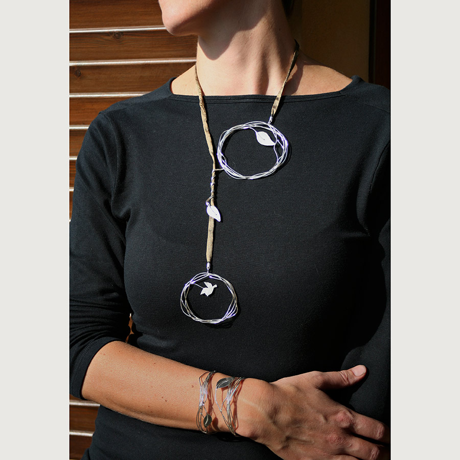 Collana collezione Nido - argento