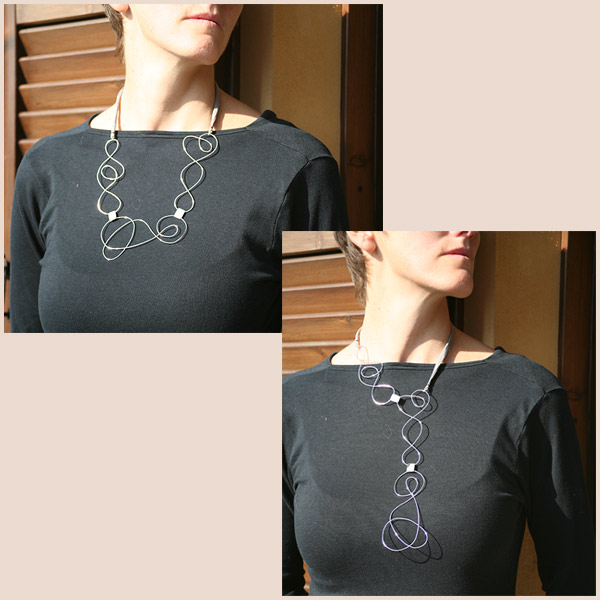 collana collezione Scarabocchi argento