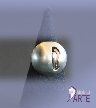 Anello argento e rame
